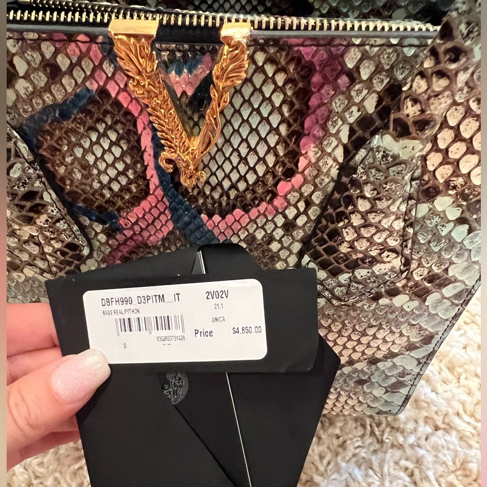 Authentic Versace python purse NWT - Picture 6 of 6